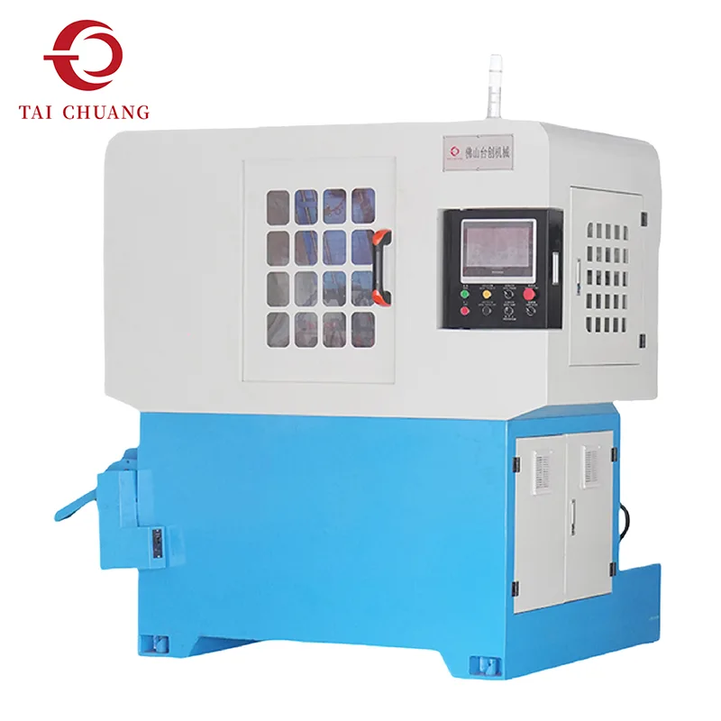 Pionowa maszyna do gwintowania nakrętek z silnikiem serwo